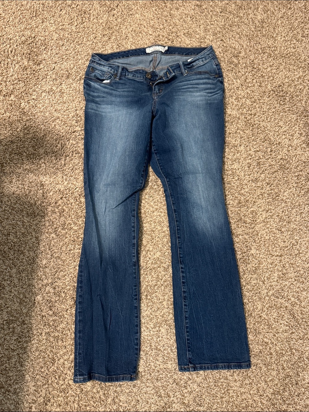 Classic Dark Blue Flare Jeans for Women